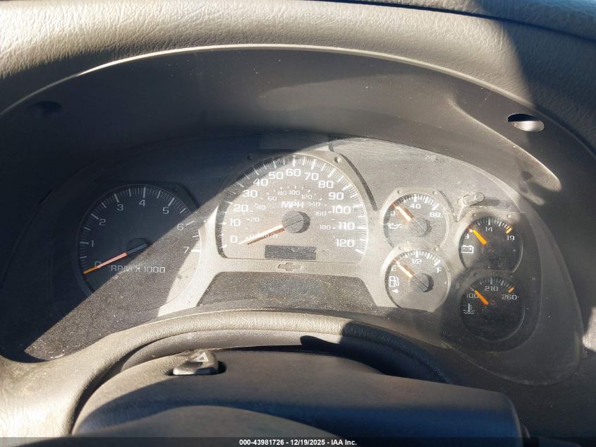 2002 Chevrolet Trailblazer Ext Lt VIN: 1GNES16S722458499 Lot: 43981726