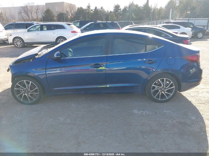 2019 Hyundai Elantra Limited VIN: 5NPD84LF9KH437440 Lot: 43981731