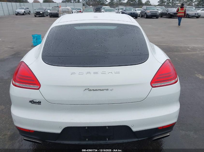 2016 Porsche Panamera 4 VIN: WP0AA2A70GL000159 Lot: 43981734