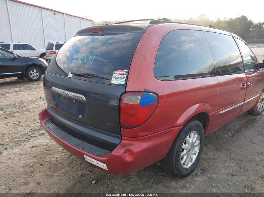 2001 Chrysler Town & Country Lxi VIN: 2C8GP54L01R320484 Lot: 43981739