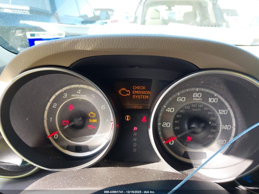 2010 Acura Mdx VIN: 2HNYD2H28AH504425 Lot: 43981741