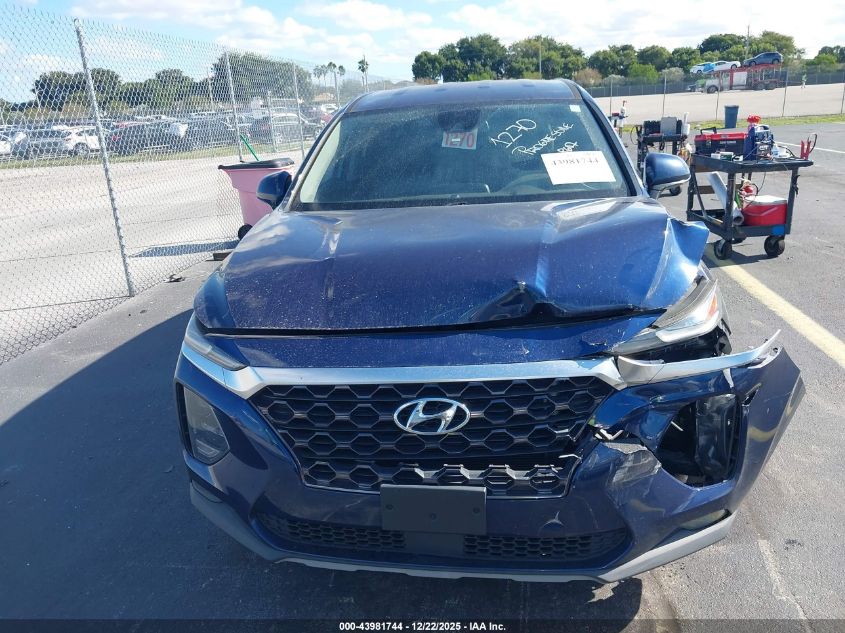 2019 Hyundai Santa Fe Sel VIN: 5NMS3CAD2KH008607 Lot: 43981744