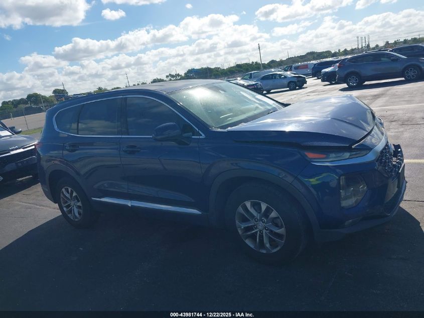 2019 Hyundai Santa Fe Sel VIN: 5NMS3CAD2KH008607 Lot: 43981744