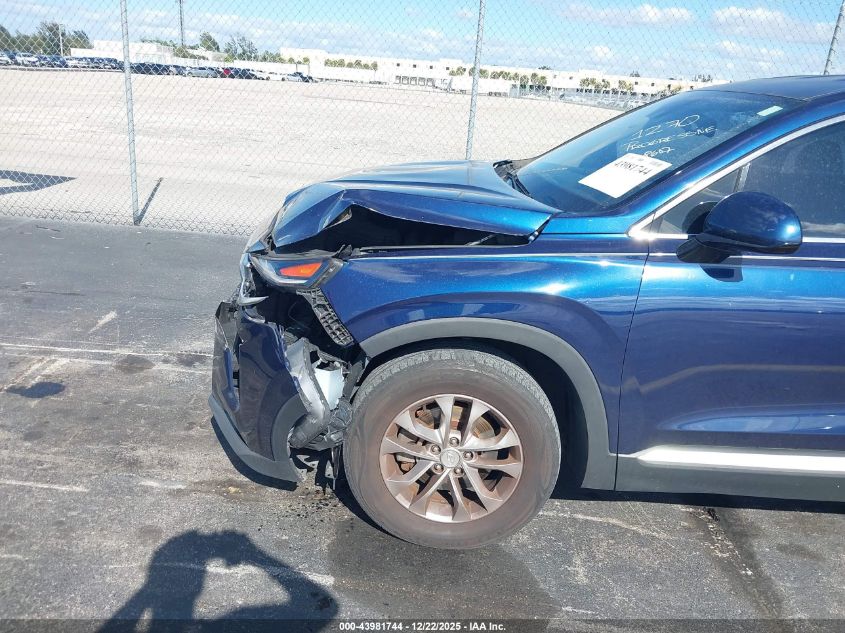 2019 Hyundai Santa Fe Sel VIN: 5NMS3CAD2KH008607 Lot: 43981744