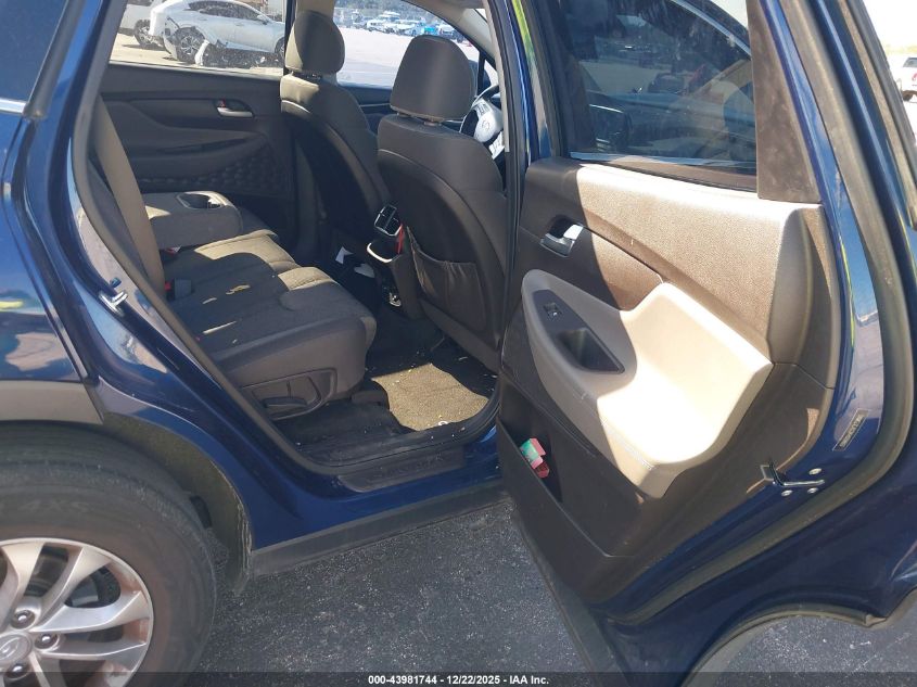 2019 Hyundai Santa Fe Sel VIN: 5NMS3CAD2KH008607 Lot: 43981744