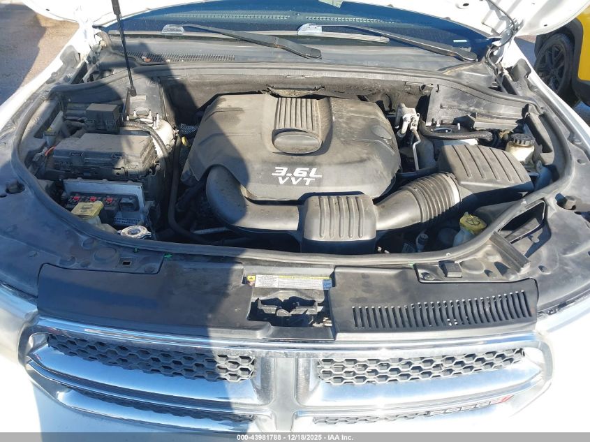 2013 Dodge Durango Sxt VIN: 1C4RDJAG4DC535561 Lot: 43981788