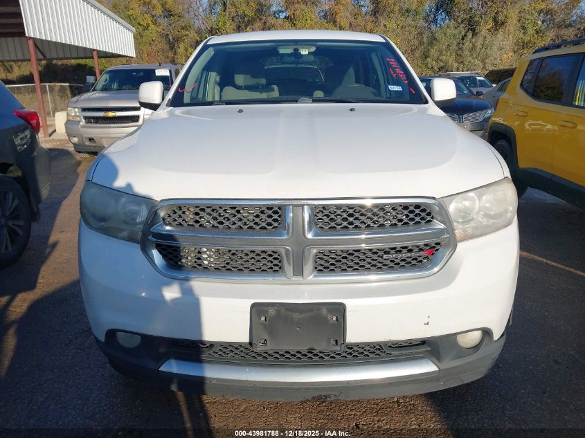 2013 Dodge Durango Sxt VIN: 1C4RDJAG4DC535561 Lot: 43981788
