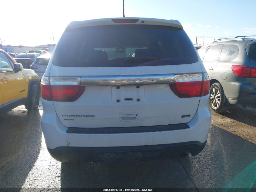 2013 Dodge Durango Sxt VIN: 1C4RDJAG4DC535561 Lot: 43981788