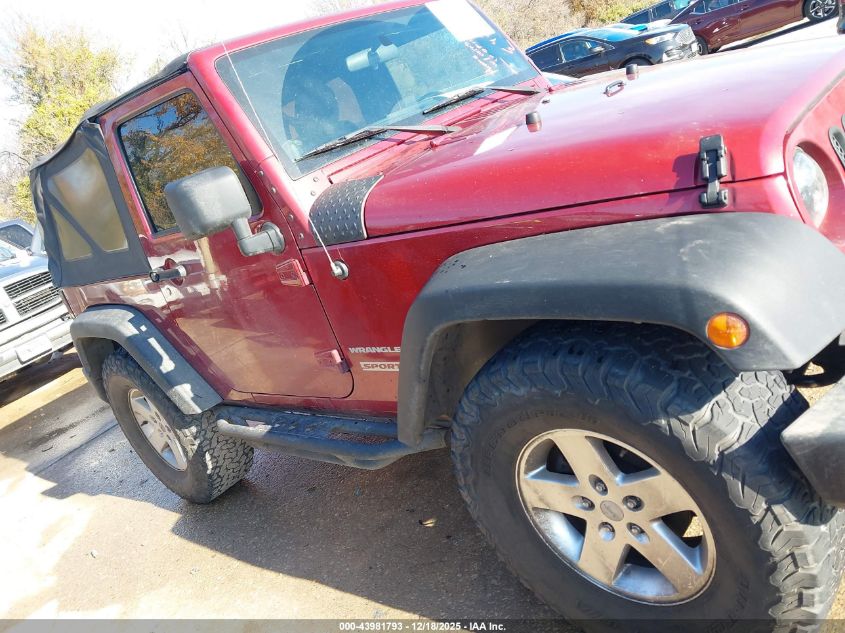 2012 Jeep Wrangler Sport VIN: 1C4AJWAG3CL231056 Lot: 43981793
