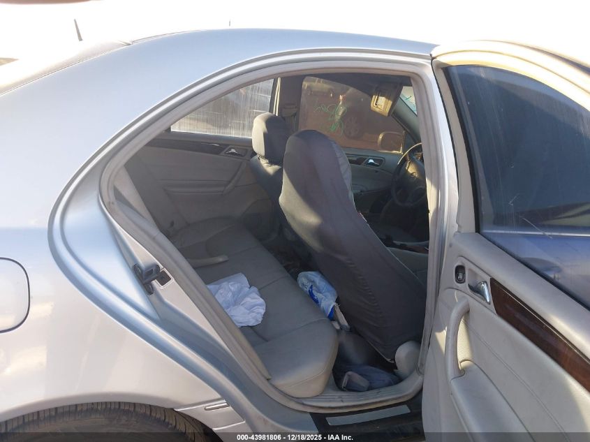 2006 Mercedes-Benz C 280 Luxury VIN: WDBRF54H56A860612 Lot: 43981806