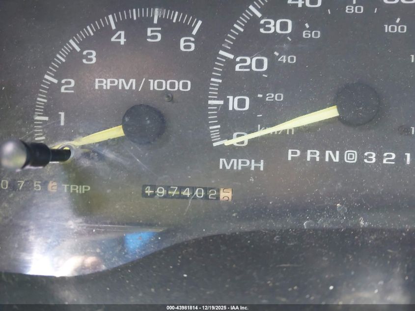 1998 Chevrolet C1500 Fleetside VIN: 1GCEC19M7WE184700 Lot: 43981814