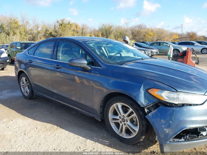 2018 Ford Fusion Se VIN: 3FA6P0H73JR143393 Lot: 43981827