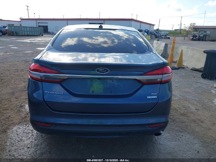 2018 Ford Fusion Se VIN: 3FA6P0H73JR143393 Lot: 43981827