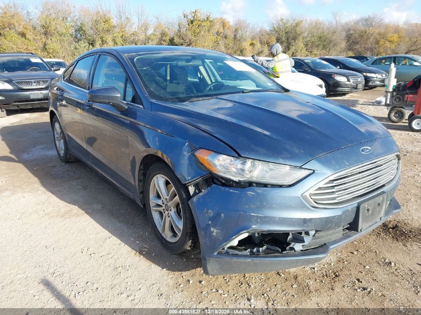 2018 Ford Fusion Se VIN: 3FA6P0H73JR143393 Lot: 43981827