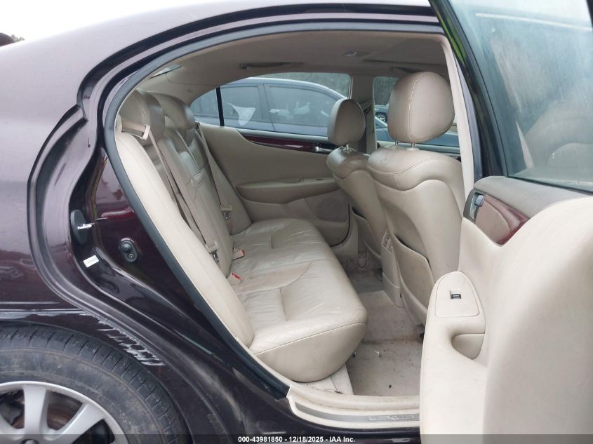 2002 Lexus Es 300 VIN: JTHBF30G725010728 Lot: 43981850