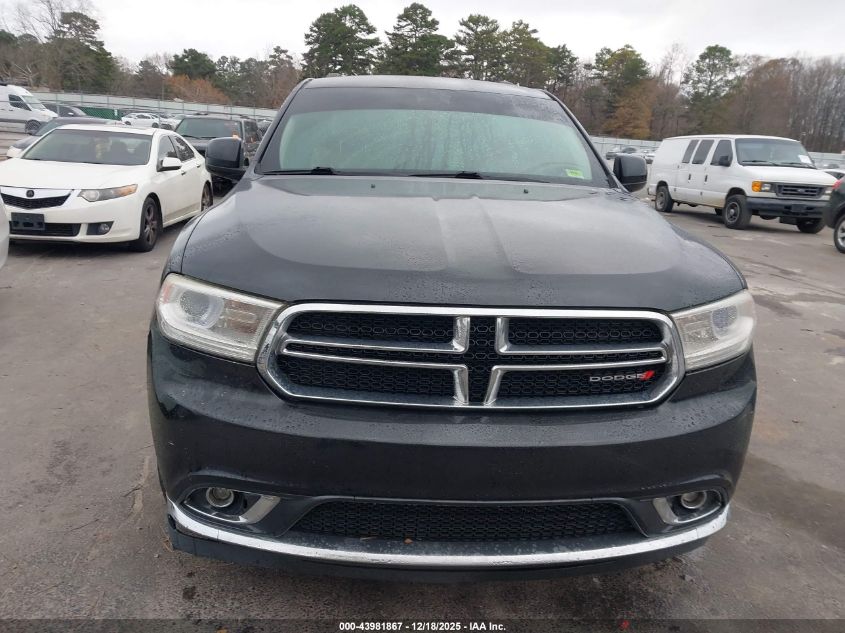 2015 Dodge Durango Sxt VIN: 1C4RDJAG4FC120386 Lot: 43981867