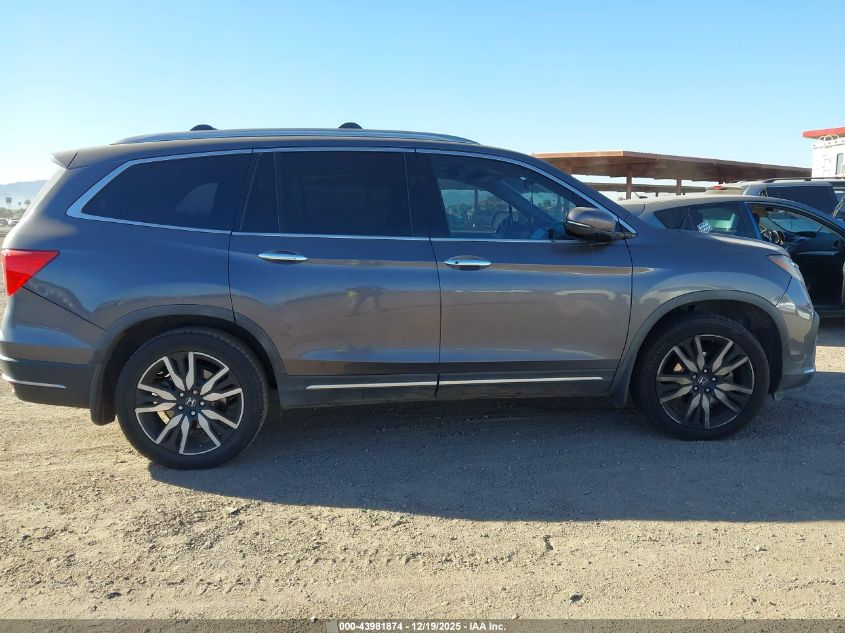 2019 Honda Pilot Touring VIN: 5FNYF5H63KB009416 Lot: 43981874