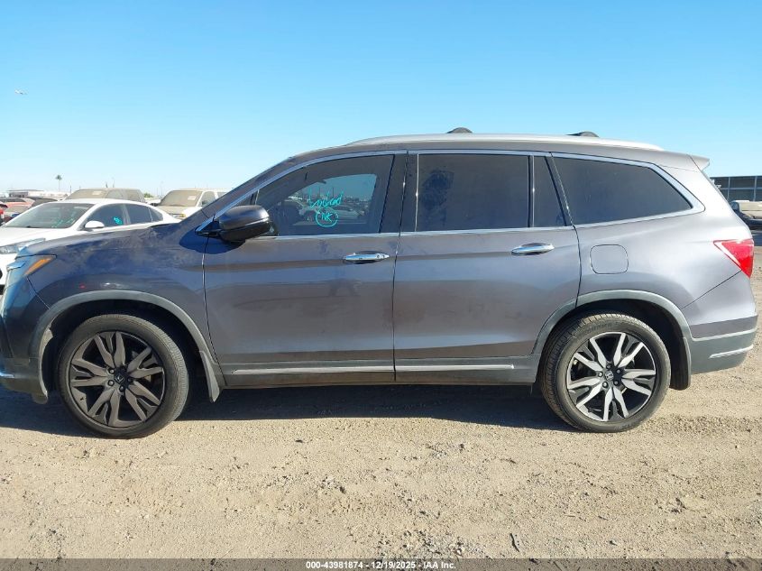 2019 Honda Pilot Touring VIN: 5FNYF5H63KB009416 Lot: 43981874