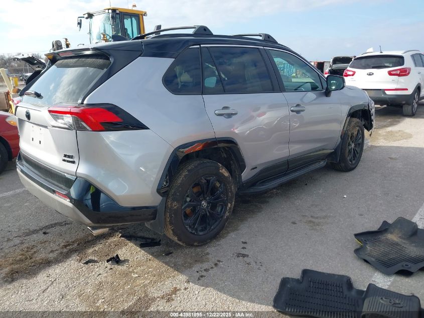 2024 Toyota Rav4 Hybrid Xse VIN: 4T3E6RFV3RU164492 Lot: 43981895