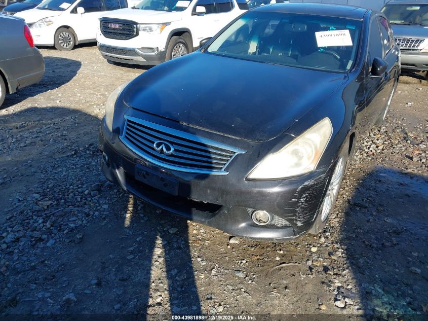 2012 Infiniti G37X VIN: JN1CV6AR9CM681161 Lot: 43981898