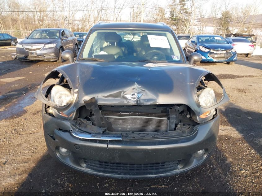 2012 Mini Cooper Countryman VIN: WMWZB3C58CWM02681 Lot: 43981906