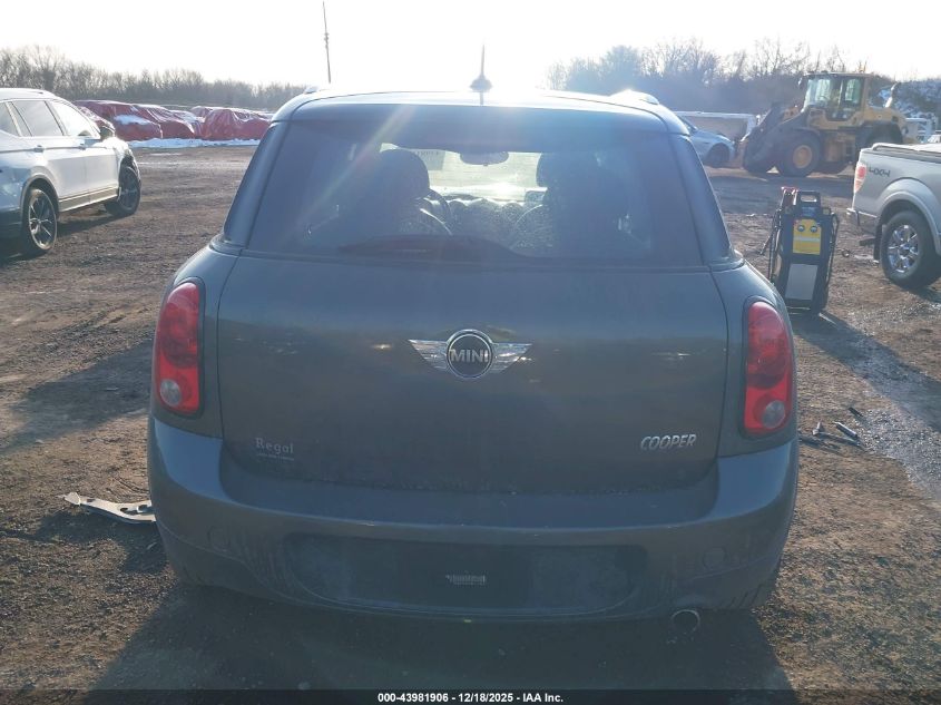 2012 Mini Cooper Countryman VIN: WMWZB3C58CWM02681 Lot: 43981906