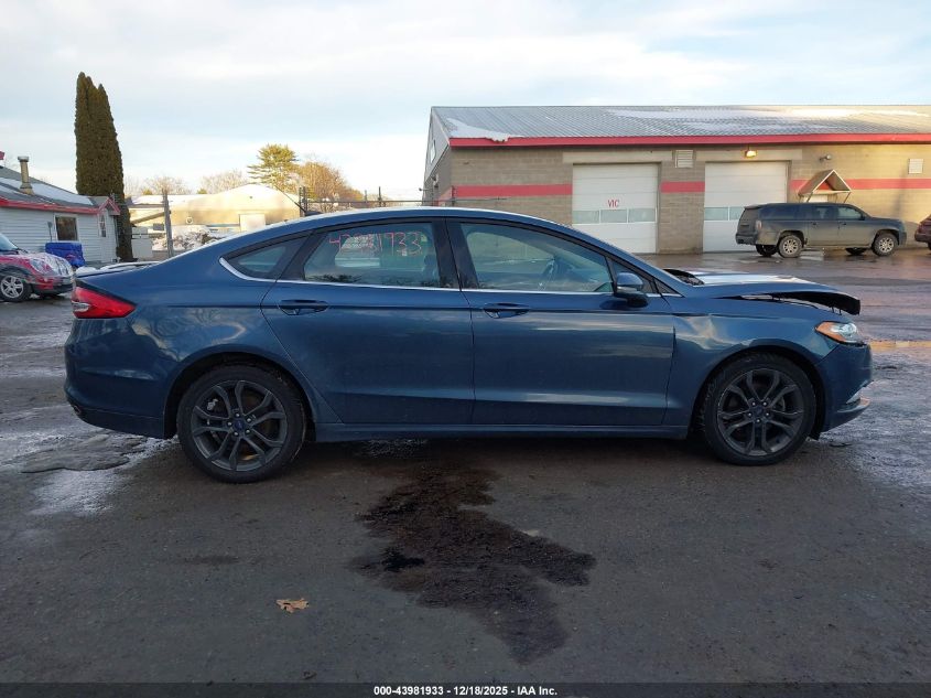 2018 Ford Fusion Se VIN: 3FA6P0T92JR133429 Lot: 43981933