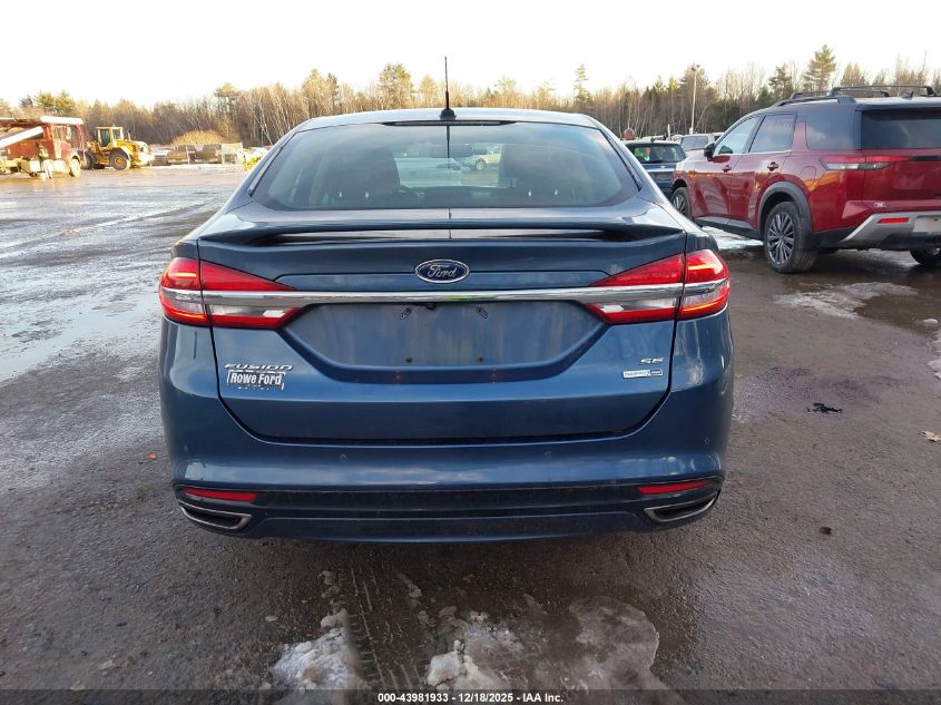 2018 Ford Fusion Se VIN: 3FA6P0T92JR133429 Lot: 43981933