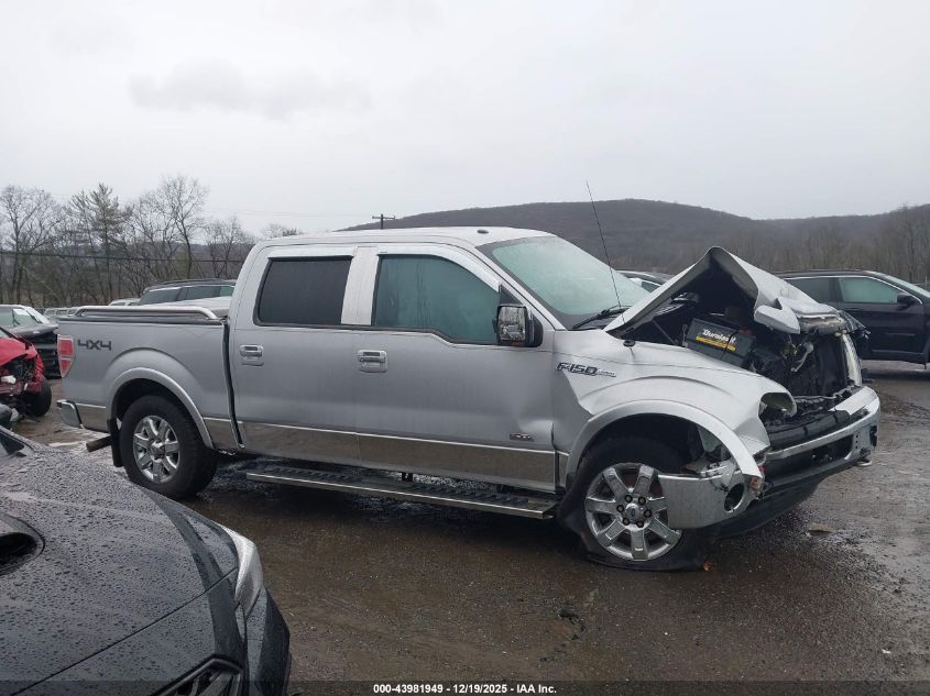 2014 Ford F-150 Lariat VIN: 1FTFW1EF8EKF25444 Lot: 43981949