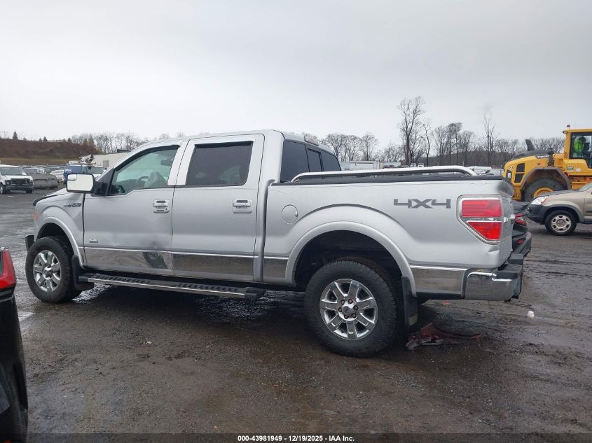 2014 Ford F-150 Lariat VIN: 1FTFW1EF8EKF25444 Lot: 43981949