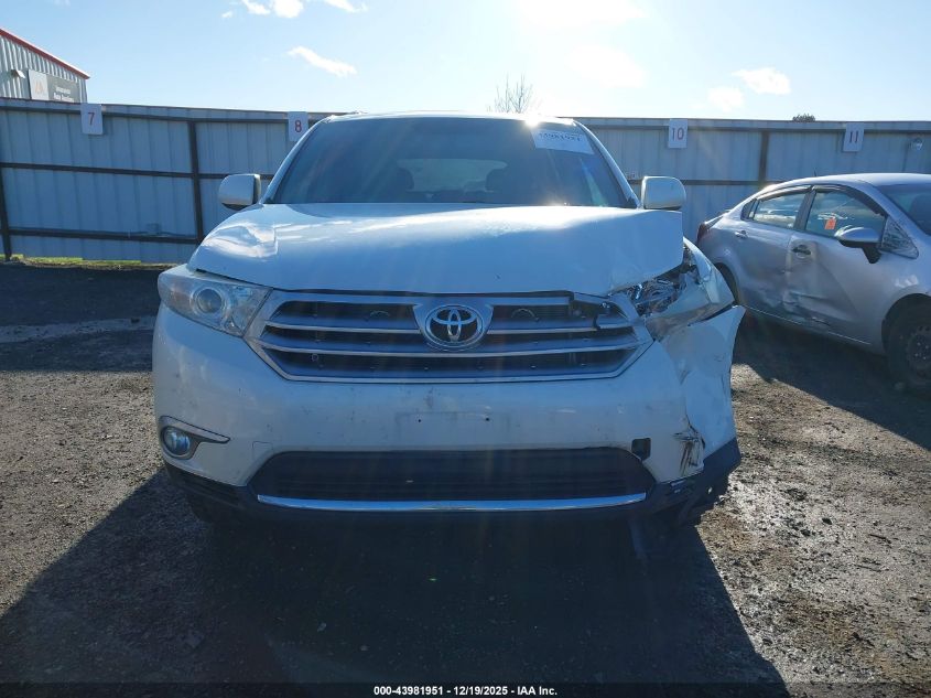 2013 Toyota Highlander Se V6 VIN: 5TDBK3EH7DS267917 Lot: 43981951