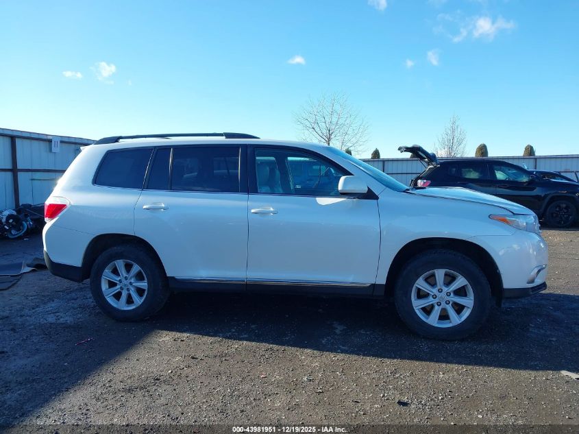 2013 Toyota Highlander Se V6 VIN: 5TDBK3EH7DS267917 Lot: 43981951