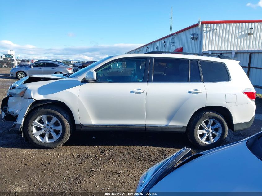 2013 Toyota Highlander Se V6 VIN: 5TDBK3EH7DS267917 Lot: 43981951