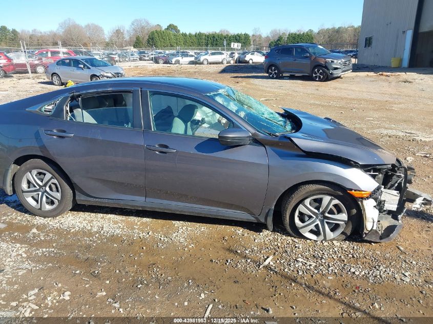 2016 Honda Civic Lx VIN: 19XFC2F57GE046118 Lot: 43981953