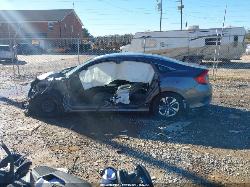 2016 Honda Civic Lx VIN: 19XFC2F57GE046118 Lot: 43981953