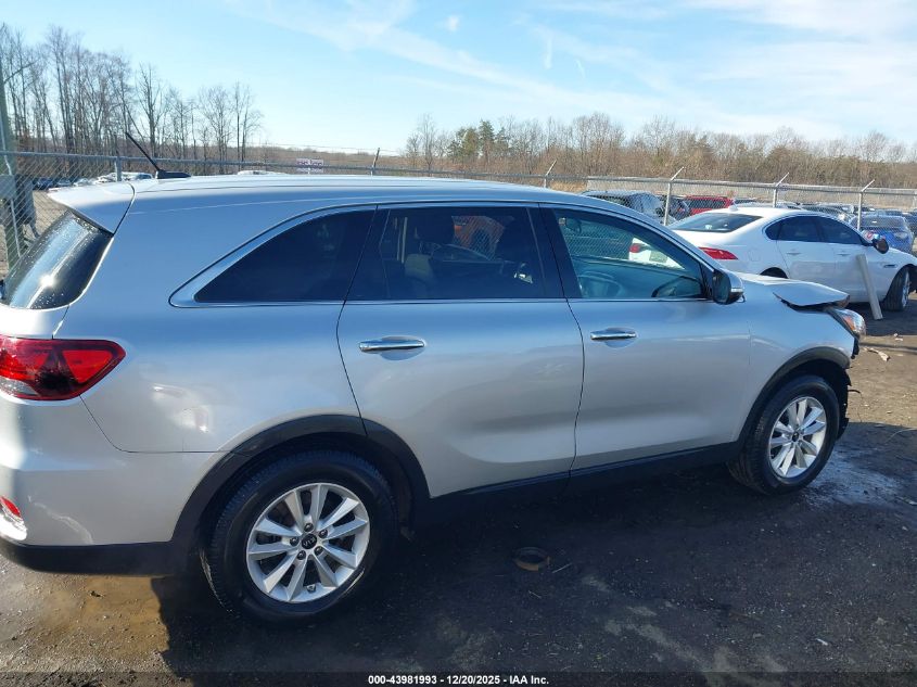 2019 Kia Sorento 2.4L L VIN: 5XYPG4A3XKG540589 Lot: 43981993