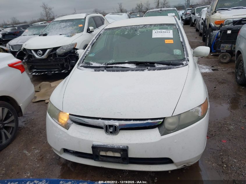 2008 Honda Civic Lx VIN: 1HGFA165X8L056412 Lot: 43982012