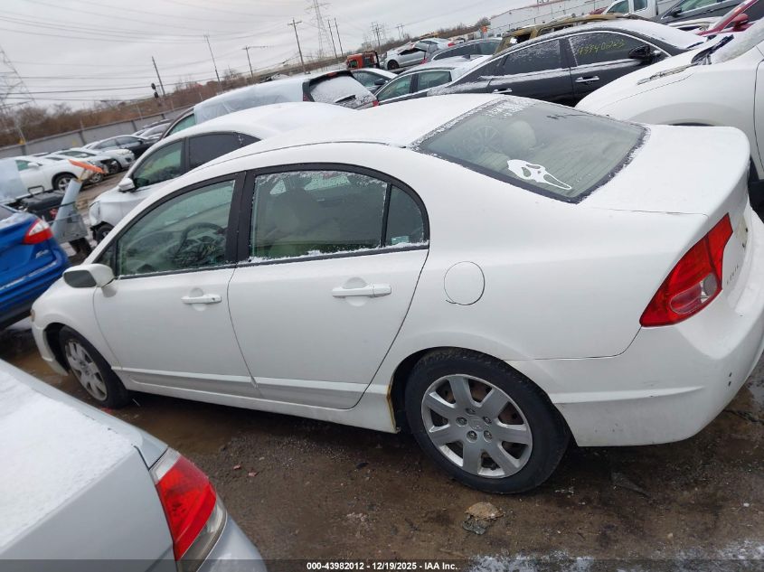 2008 Honda Civic Lx VIN: 1HGFA165X8L056412 Lot: 43982012