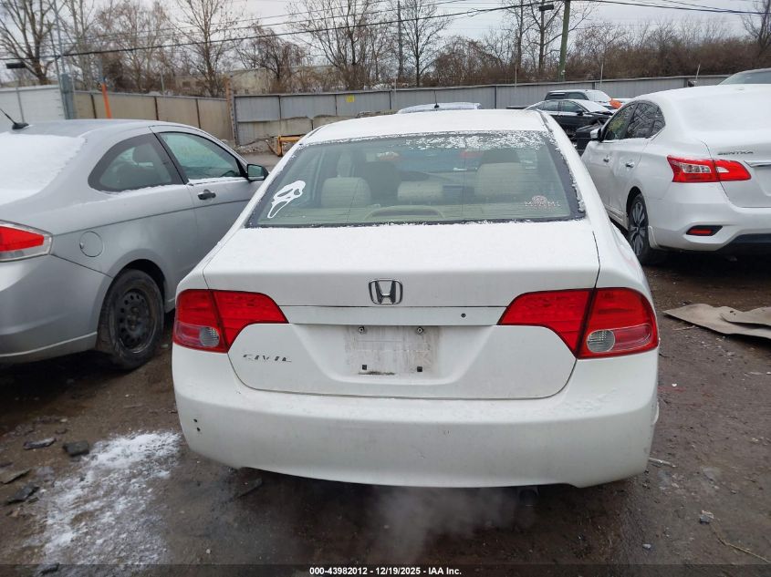 2008 Honda Civic Lx VIN: 1HGFA165X8L056412 Lot: 43982012