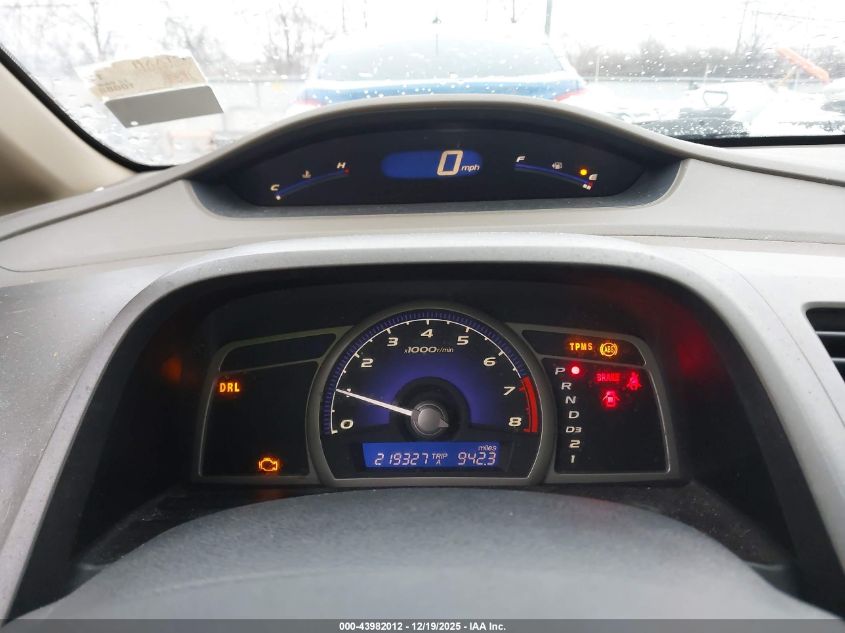 2008 Honda Civic Lx VIN: 1HGFA165X8L056412 Lot: 43982012