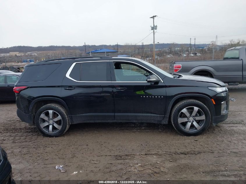 2022 Chevrolet Traverse Awd Lt Leather VIN: 1GNEVHKW5NJ113944 Lot: 43982015