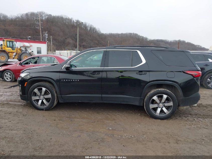 2022 Chevrolet Traverse Awd Lt Leather VIN: 1GNEVHKW5NJ113944 Lot: 43982015