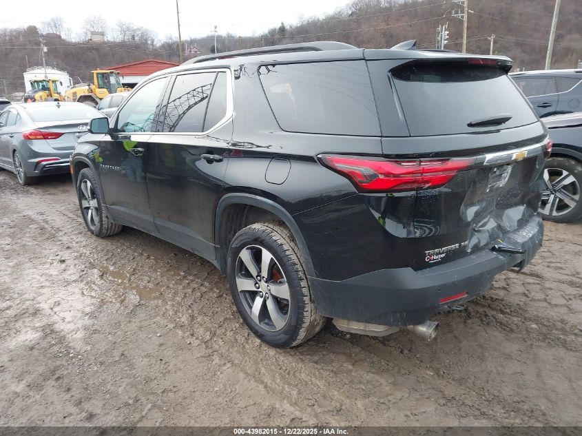 2022 Chevrolet Traverse Awd Lt Leather VIN: 1GNEVHKW5NJ113944 Lot: 43982015