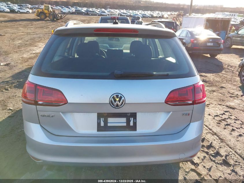2016 Volkswagen Golf Sportwagen Tsi S 4-Door VIN: 3VWC17AU1GM510883 Lot: 43982024