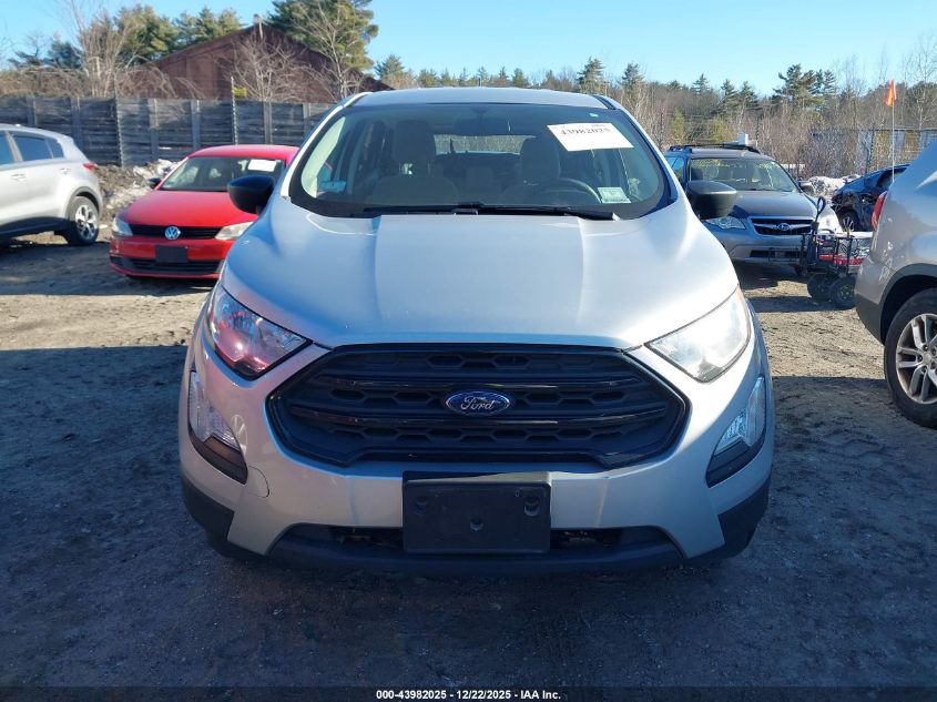 2021 Ford Ecosport S VIN: MAJ6S3FL6MC408777 Lot: 43982025