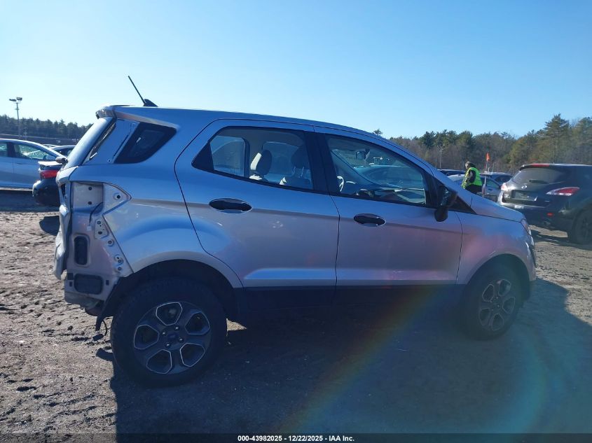 2021 Ford Ecosport S VIN: MAJ6S3FL6MC408777 Lot: 43982025