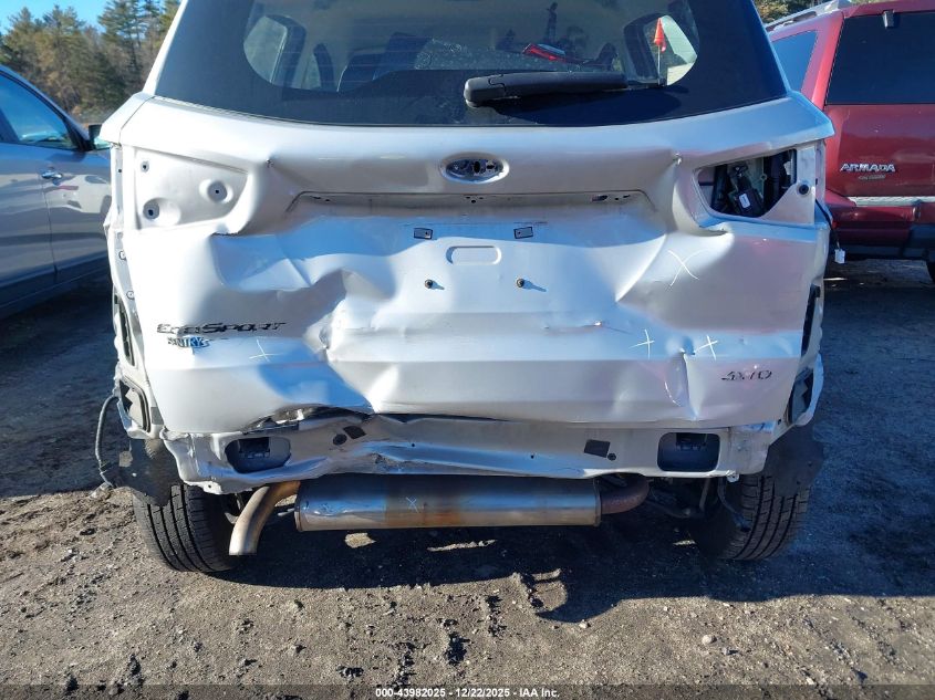 2021 Ford Ecosport S VIN: MAJ6S3FL6MC408777 Lot: 43982025