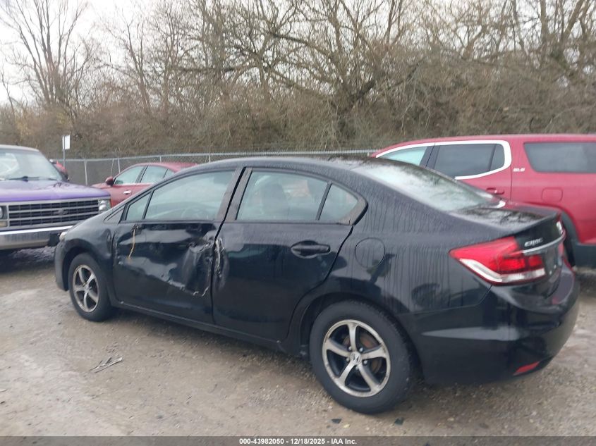 2015 Honda Civic Se VIN: 19XFB2F78FE029217 Lot: 43982050