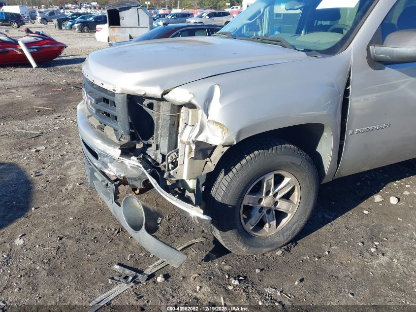 2009 GMC Sierra 1500 Work Truck VIN: 3GTEK13M29G247260 Lot: 43982052