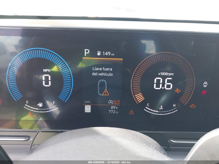 2026 Hyundai Kona Se VIN: KM8HA3AB6TU389964 Lot: 43982056